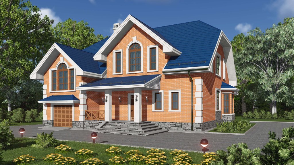 Облицовочный пустотелый, М-150,120x250x88, красный, Керма