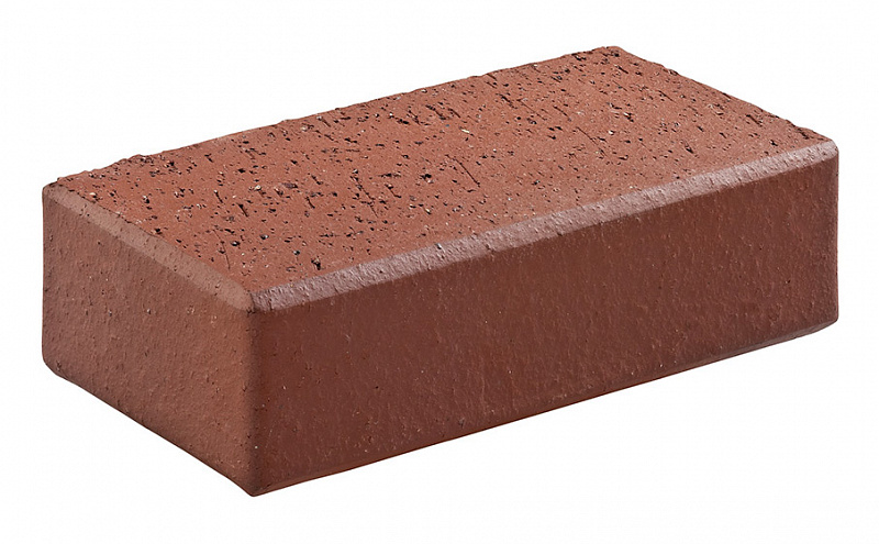 Тротуарная клинкерная брусчатка Vandersanden Cortona красная, 200*100*45 мм